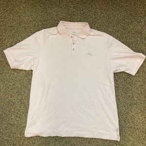 Tommy Bahama polo shirt size large pink